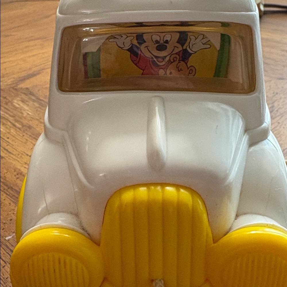 1992 Mattel Disney Mickey Mouse & Friends Pull Along Bus Toy - Picture 8 of 9